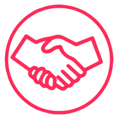 ONCOdianova icon: handshake